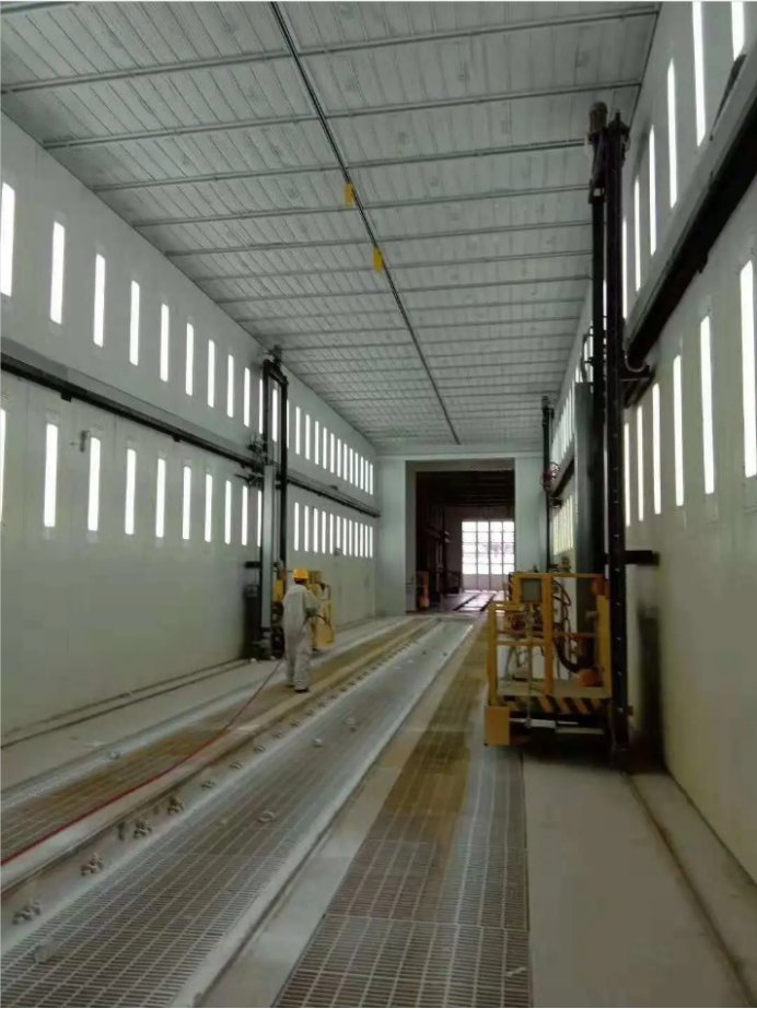 客车分段送风喷漆室