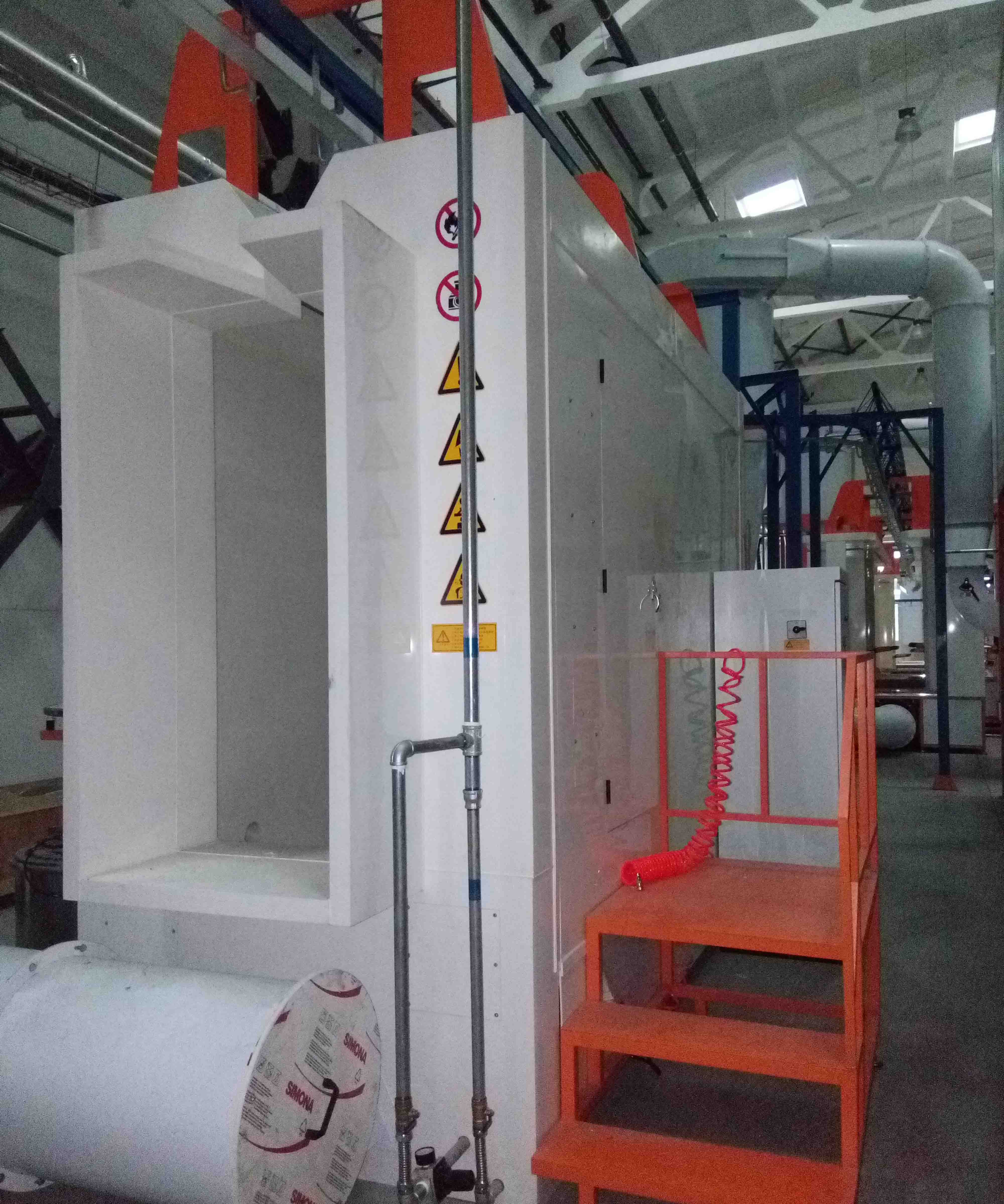 箱体喷粉固化线